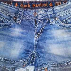 Rock Revival Jean Shorts Petite size 26 waist